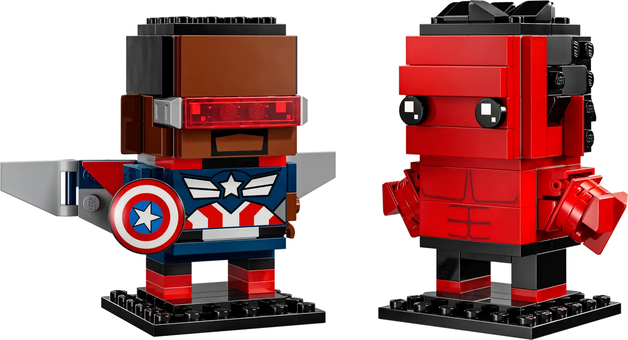 LEGO® BrickHeadz™ 40668 Captain America & Red Hulk Figures