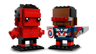 LEGO® BrickHeadz™ 40668 Captain America & Red Hulk Figures
