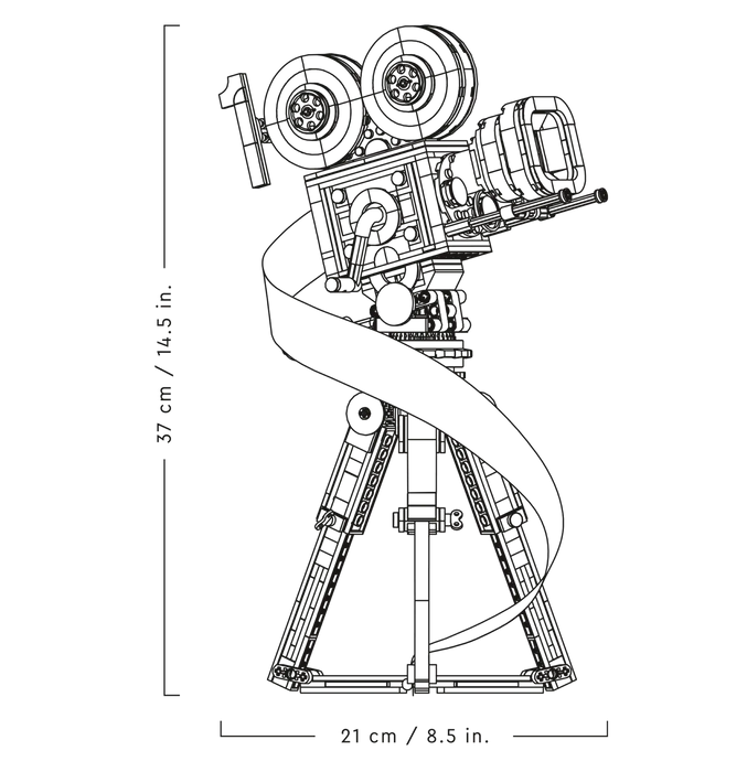 LEGO® ǀ Disney Walt Disney Tribute Camera 43220 - Disney 100 Box