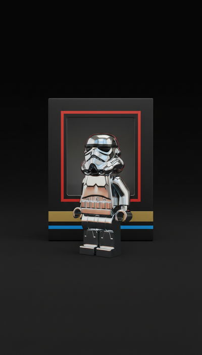 Rare Chrome Stormtrooper Minifigure