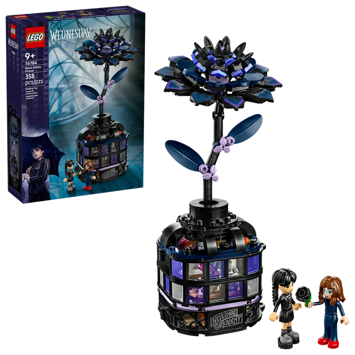 LEGO® Wednesday Black Dahlia Flower 76784