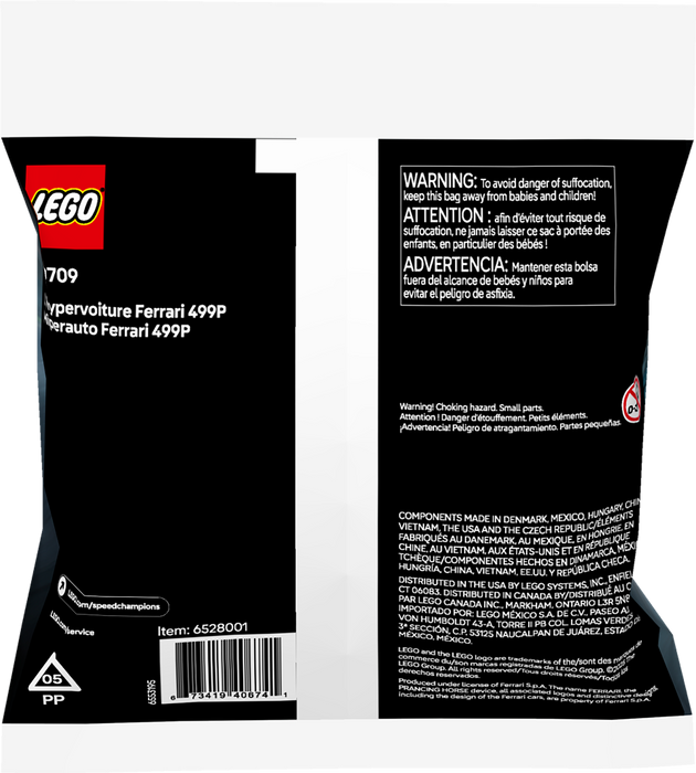 LEGO® Speed Champions Ferrari 499P - Hypercar 30709