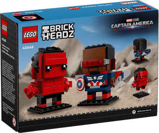 LEGO® BrickHeadz™ 40668 Captain America & Red Hulk Figures - Moore's Minifigures