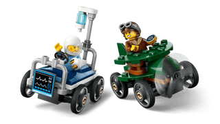 LEGO® City Airplane vs. Hospital Bed Race Car Pack 60459 (Retired) - Moore's Minifigures