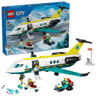 LEGO® City Emergency Air Ambulance Plane 60465 (Retiring Soon) - Moore's Minifigures