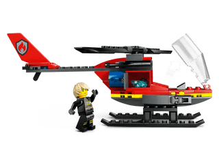 LEGO® City Fire Rescue Helicopter 60411 - Moore's Minifigures