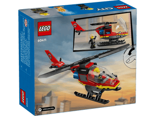 LEGO® City Fire Rescue Helicopter 60411 - Moore's Minifigures