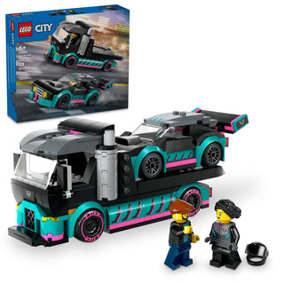 LEGO® City Race Car and Car Carrier Truck 60406 (Retired) - Moore's Minifigures