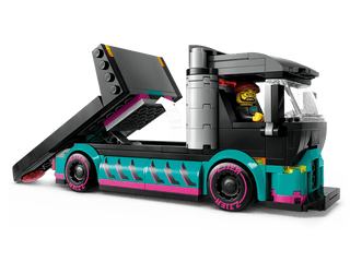 LEGO® City Race Car and Car Carrier Truck 60406 (Retired) - Moore's Minifigures
