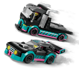 LEGO® City Race Car and Car Carrier Truck 60406 (Retired) - Moore's Minifigures