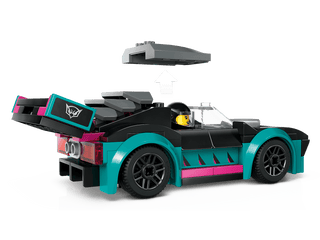 LEGO® City Race Car and Car Carrier Truck 60406 (Retired) - Moore's Minifigures
