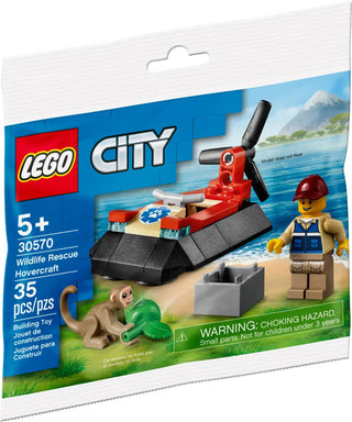 LEGO® City Wildlife Rescue Hovercraft 30570 - Moore's Minifigures