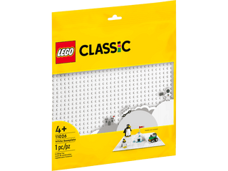 LEGO® Classic White Baseplate 11026 (Retired Plastic Package) - Moore's Minifigures