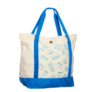 LEGO® Color Canvas Tote - Blue Brick - Moore's Minifigures