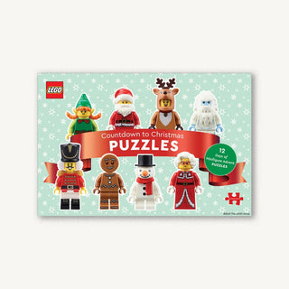 LEGO® Countdown to Christmas Puzzles: 12 Days of Minifigure Advent Puzzles - Moore's Minifigures