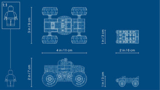 LEGO® Creator 3in1 Monster Truck 31101 (Retired) - Moore's Minifigures