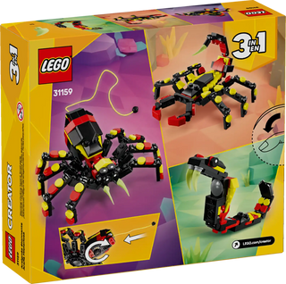 LEGO® Creator™ 3in1 Wild Animals: Surprising Spider 31159 - Moore's Minifigures