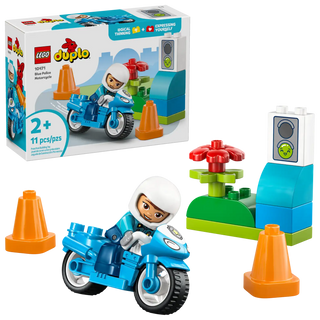 LEGO® DUPLO® Town Blue Police Motorcycle 10471 - Moore's Minifigures