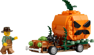 LEGO® Halloween Jack-O’-Lantern Pickup Truck 40822 - Moore's Minifigures
