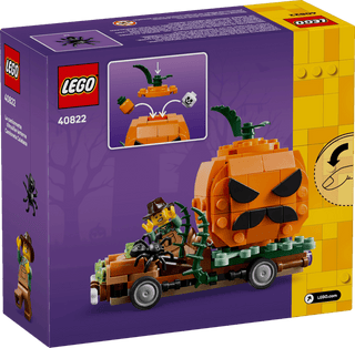 LEGO® Halloween Jack-O’-Lantern Pickup Truck 40822 - Moore's Minifigures