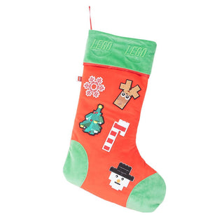 LEGO® Holiday Stocking Green Brick - Moore's Minifigures