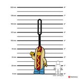 LEGO® Iconic Silicone Bag Tag - Hot Dog Man - Moore's Minifigures