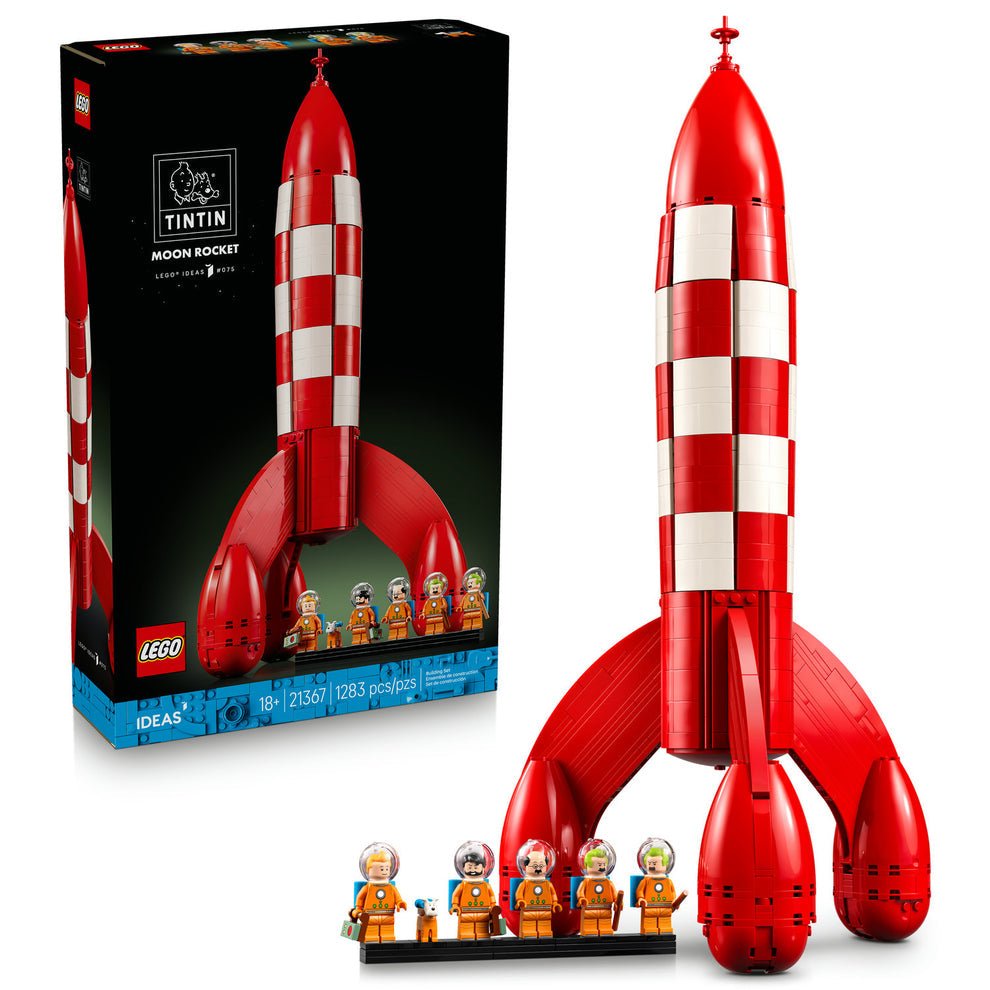 LEGO® Ideas Tintin® Moon Rocket 21367 Building Set - Moore's Minifigures