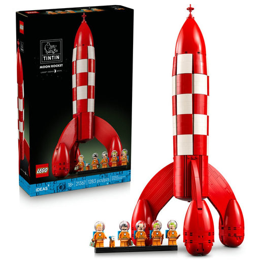 LEGO® Ideas Tintin® Moon Rocket 21367 Building Set - Moore's Minifigures