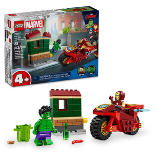 LEGO® Marvel Iron Man with Bike and The Hulk 76287 (Retired) - Moore's Minifigures