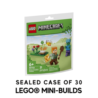 LEGO® Minecraft® Alex's Campfire Conflict 30732 - Sealed LEGO® Mini-Build Box Of 30 - Moore's Minifigures