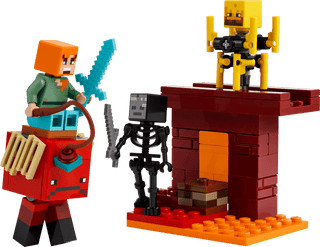 LEGO® Minecraft® The Nether Lava Battle 21266 - Moore's Minifigures