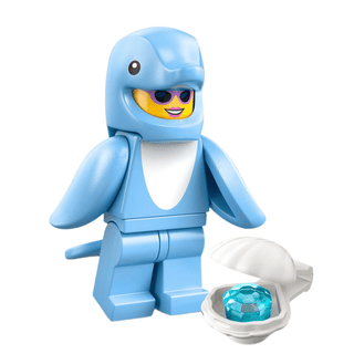 LEGO® Minifigures™ Animals Series 28 71051 - Dolphin Costume Fan - Sealed LEGO® Minifigure Box - Moore's Minifigures