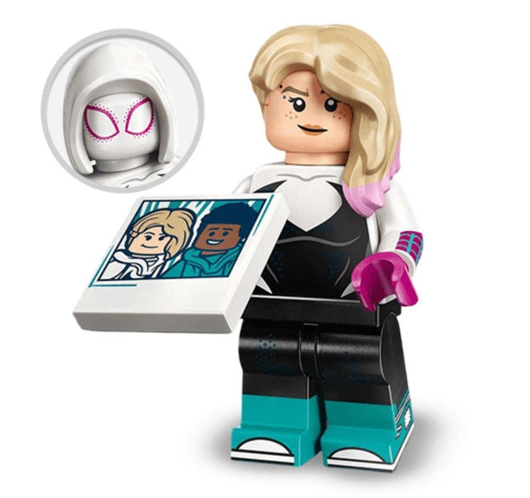 LEGO® Minifigures™ Spider-Man: Across the Spider-Verse 71050 - Gwen Stacy/Spider Gwen - Sealed LEGO® Minifigure Box - Moore's Minifigures