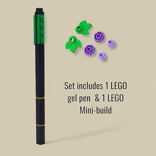 LEGO® Pen Pal Gel Pen & Building Toy - Botanical, Lavender (53701) - Moore's Minifigures