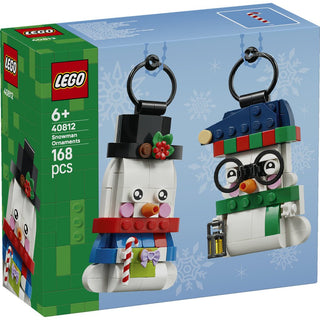LEGO® Seasonal Holiday Snowman Ornaments 40812 - Moore's Minifigures