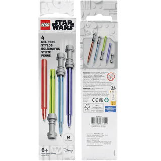 LEGO® Star Wars™ Lightsaber Gel Pen 4 Pack 52875 - Moore's Minifigures