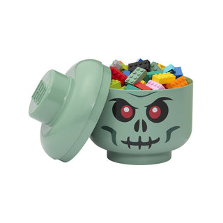 LEGO® Storage Head Small Green Zombie - Moore's Minifigures