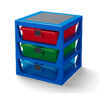 LEGO® Transparent Blue LEGO® Rack System - Moore's Minifigures