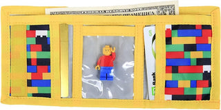 LEGO® Tri-Fold Wallet - Brick Wall (No Zipper) - Moore's Minifigures