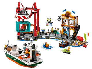 LEGO® City Seaside Harbor with Cargo Ship 60422 (Retired)
