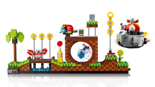 LEGO® Ideas Sonic the Hedgehog™ – Green Hill Zone model 21331
