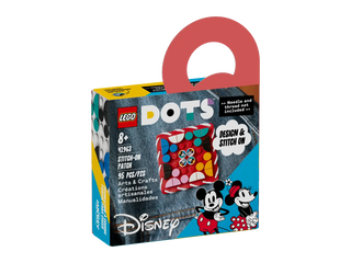 LEGO® DOTS ǀ Disney Mickey Mouse & Minnie Mouse Stitch-on Patch 41963