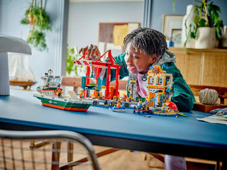LEGO® City Seaside Harbor with Cargo Ship 60422 (Retired)
