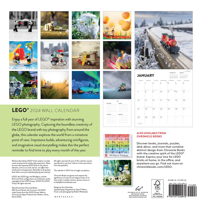 LEGO® 2024 Wall Calendar