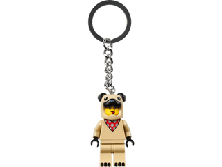 LEGO® French Bull Dog Guy Key Chain 854158