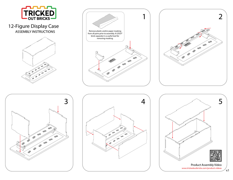 12-Figure Podium Display Case