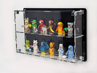 12-Figure Wall Mount Case - Black