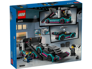 LEGO® City Race Car and Car Carrier Truck 60406 (Retired)
