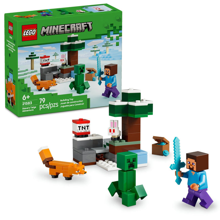 LEGO® Minecraft® Steve's Taiga Adventure 21583