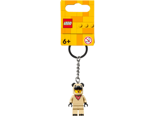 LEGO® French Bull Dog Guy Key Chain 854158